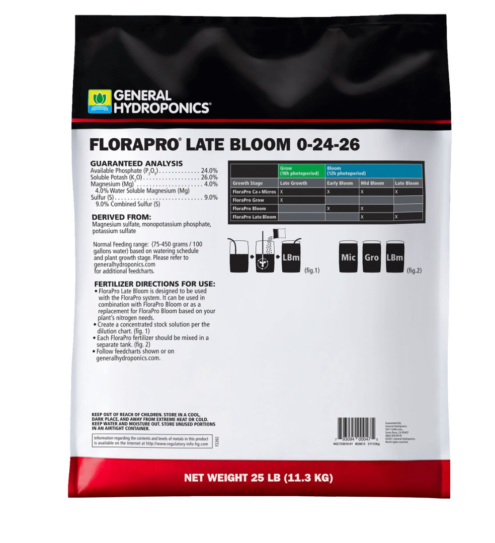 General Hydroponics FloraPro - Late Bloom