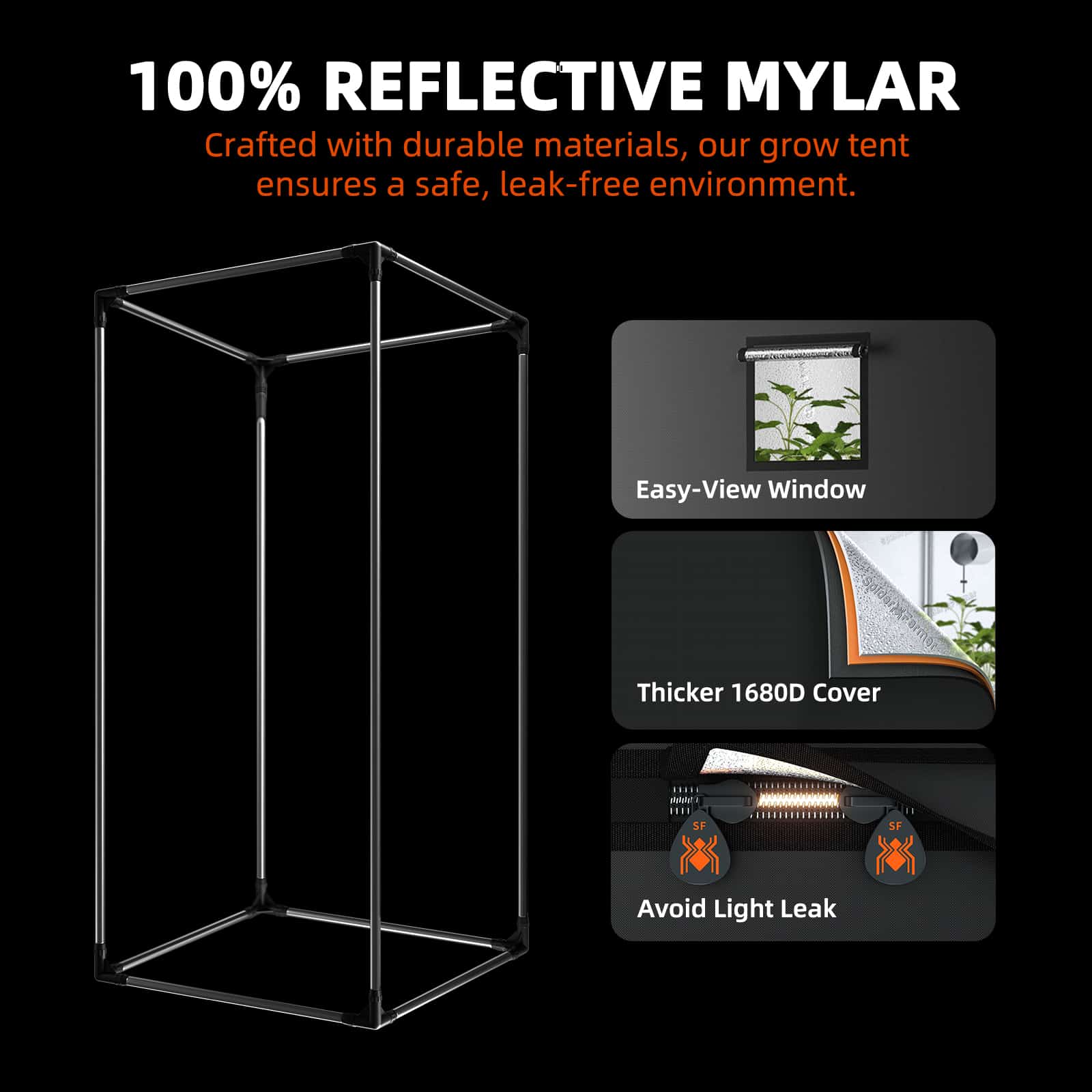 Spider Farmer SF1000 LED Complete Grow Tent Kits | Canada Grow