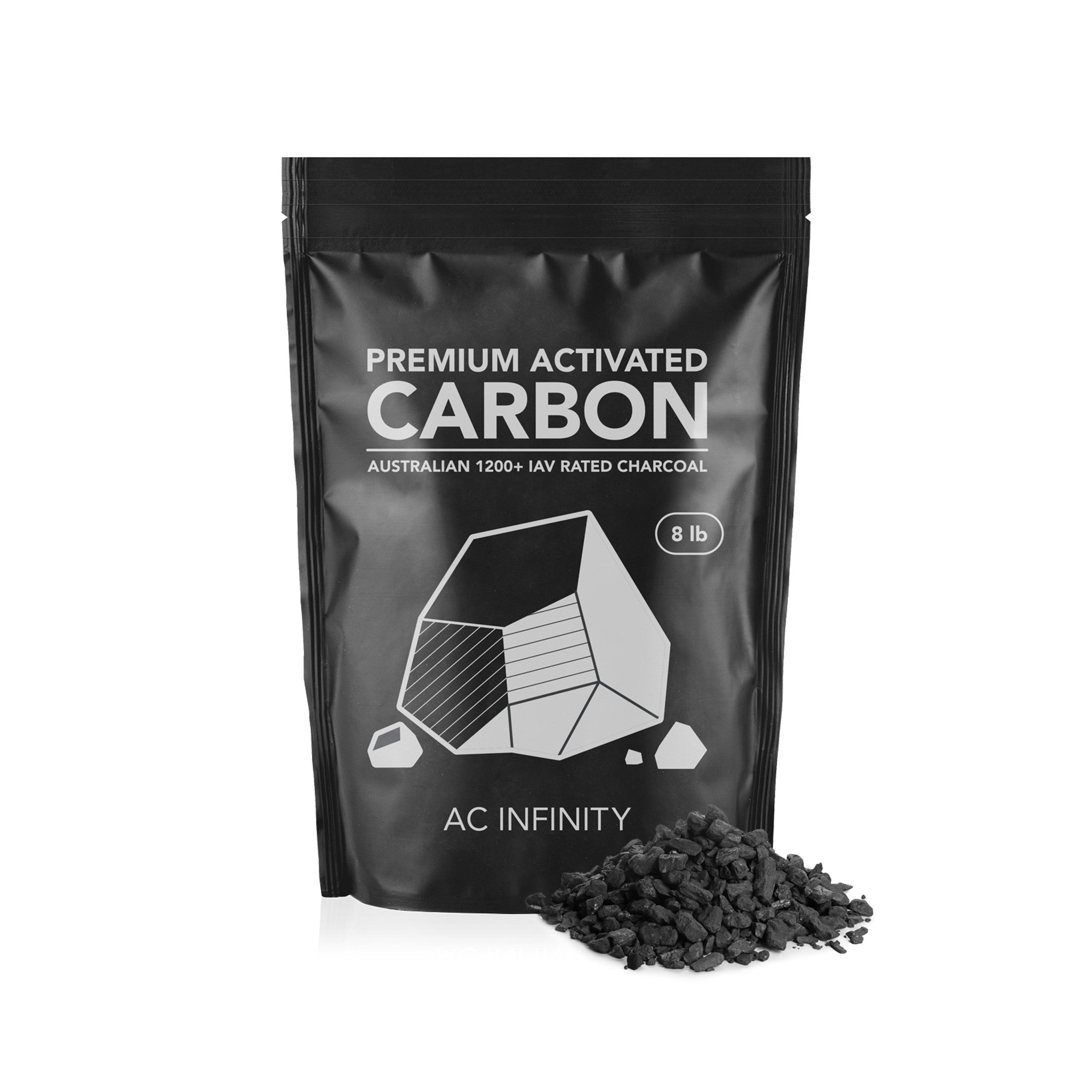 Product Image:AC INFINITY ACTIVATED CARBON REFILL, 1200+ IAV AUSTRALIAN CHARCOAL