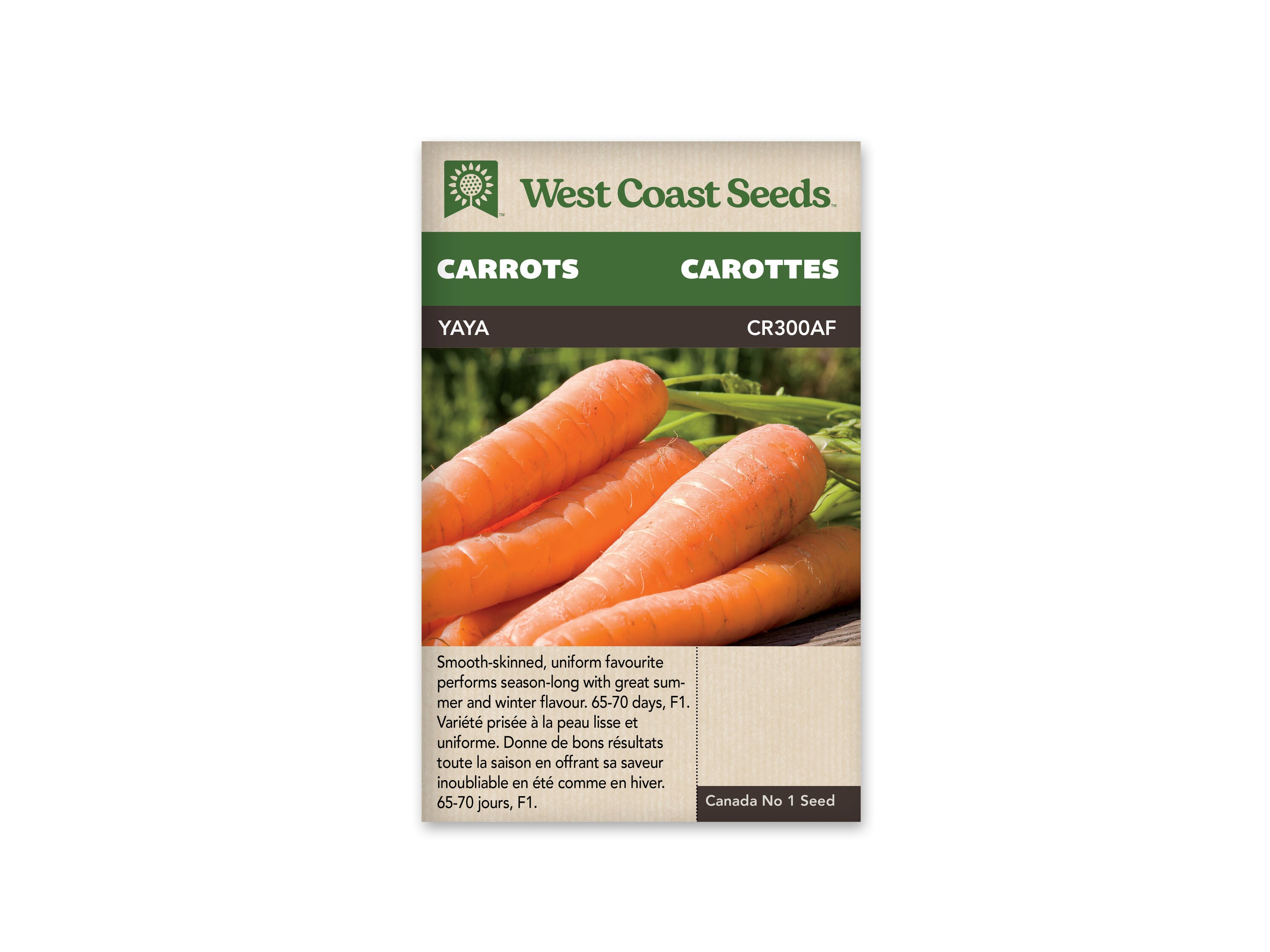 Ya Ya F1 (Coated) Certified Organic Carrots Seeds
