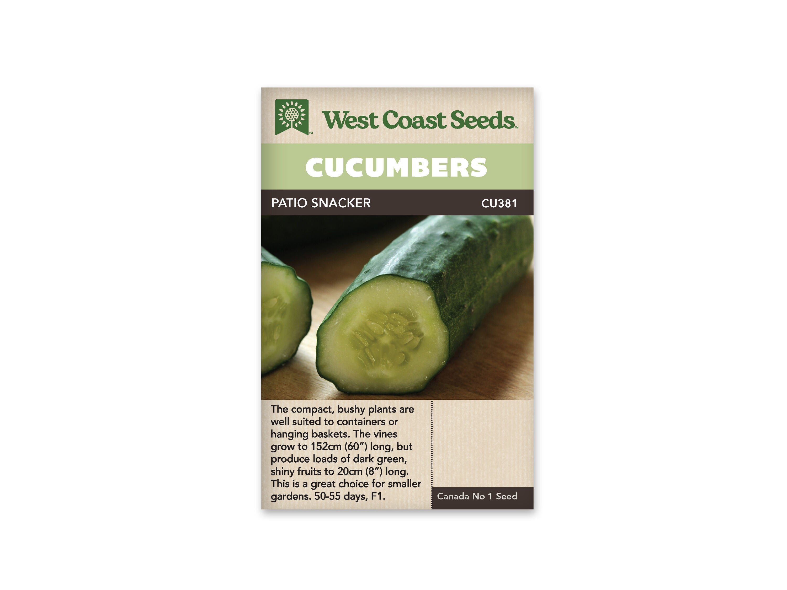 Product Image:Patio Snacker F1 Cucumbers Seeds