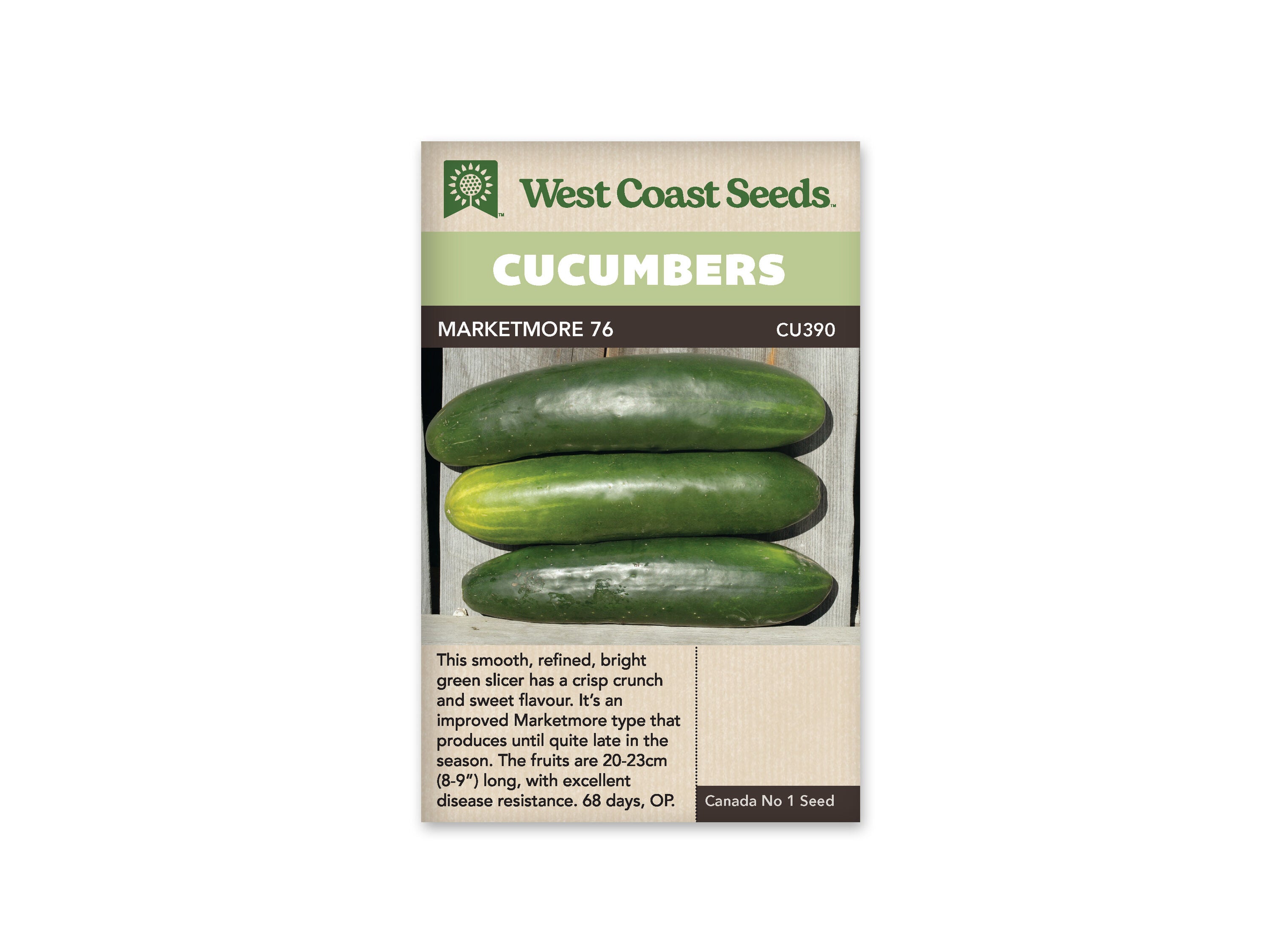 Product Image:Marketmore Cucumbers Seeds