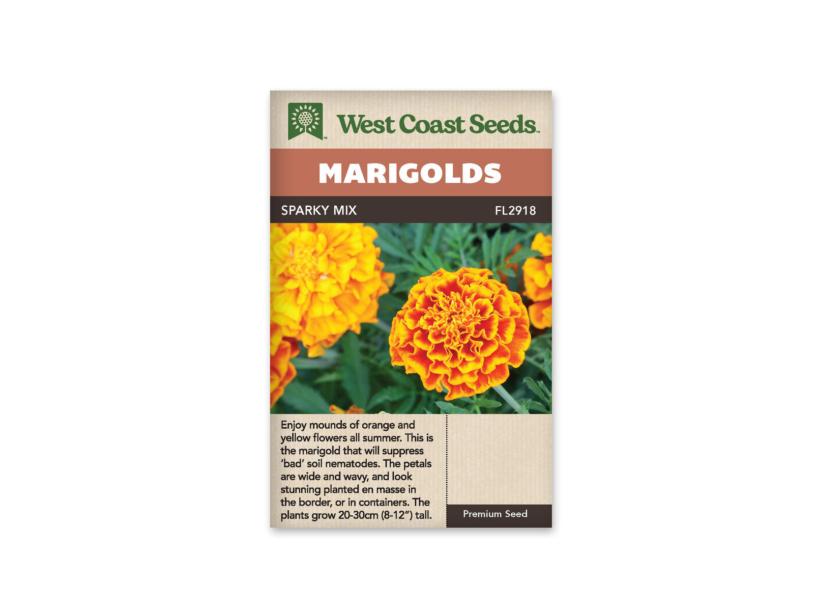 French Marigold Sparky Mix Seeds
