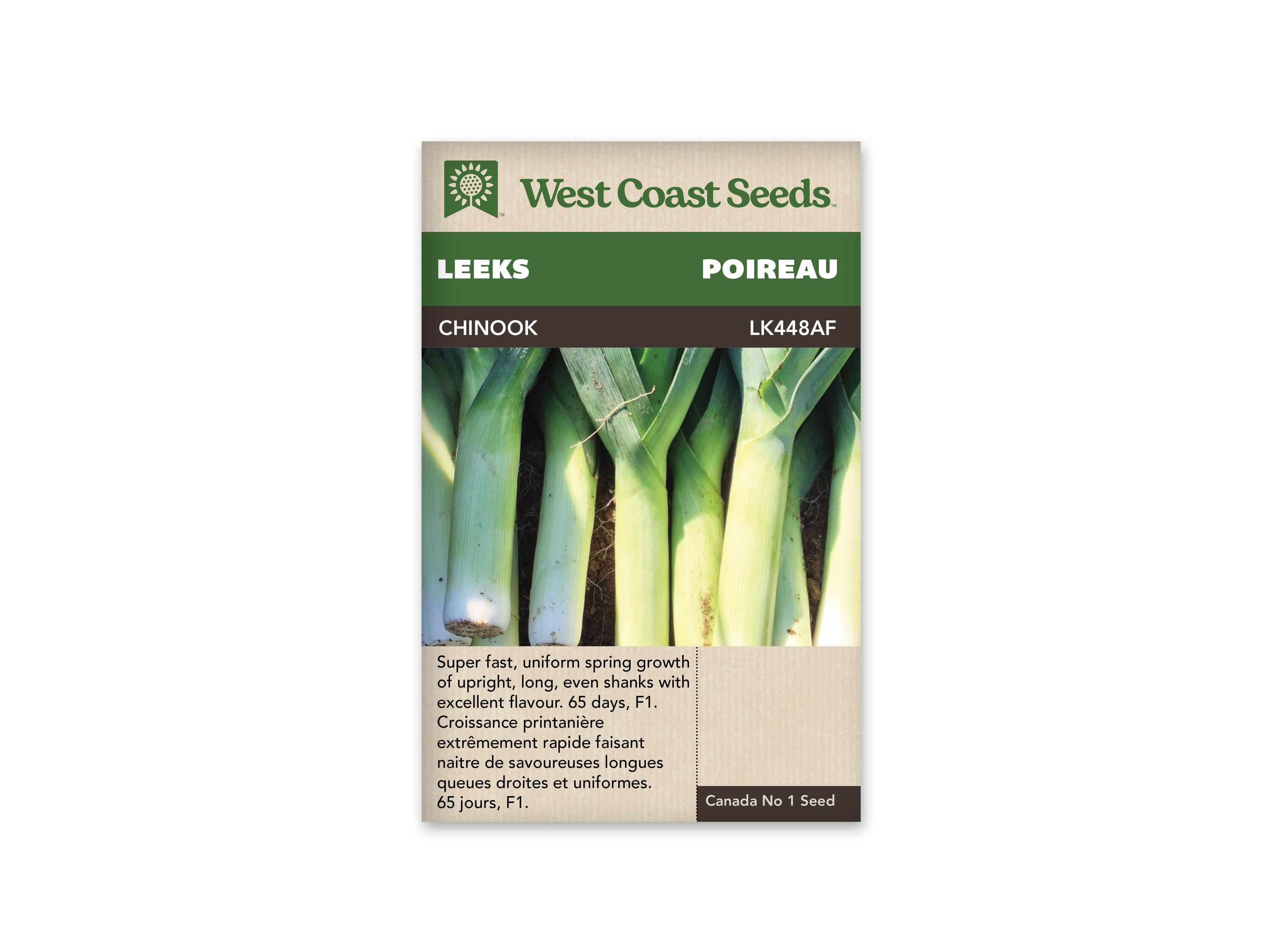 Product Image:Certified Organic Chinook Leek Seeds
