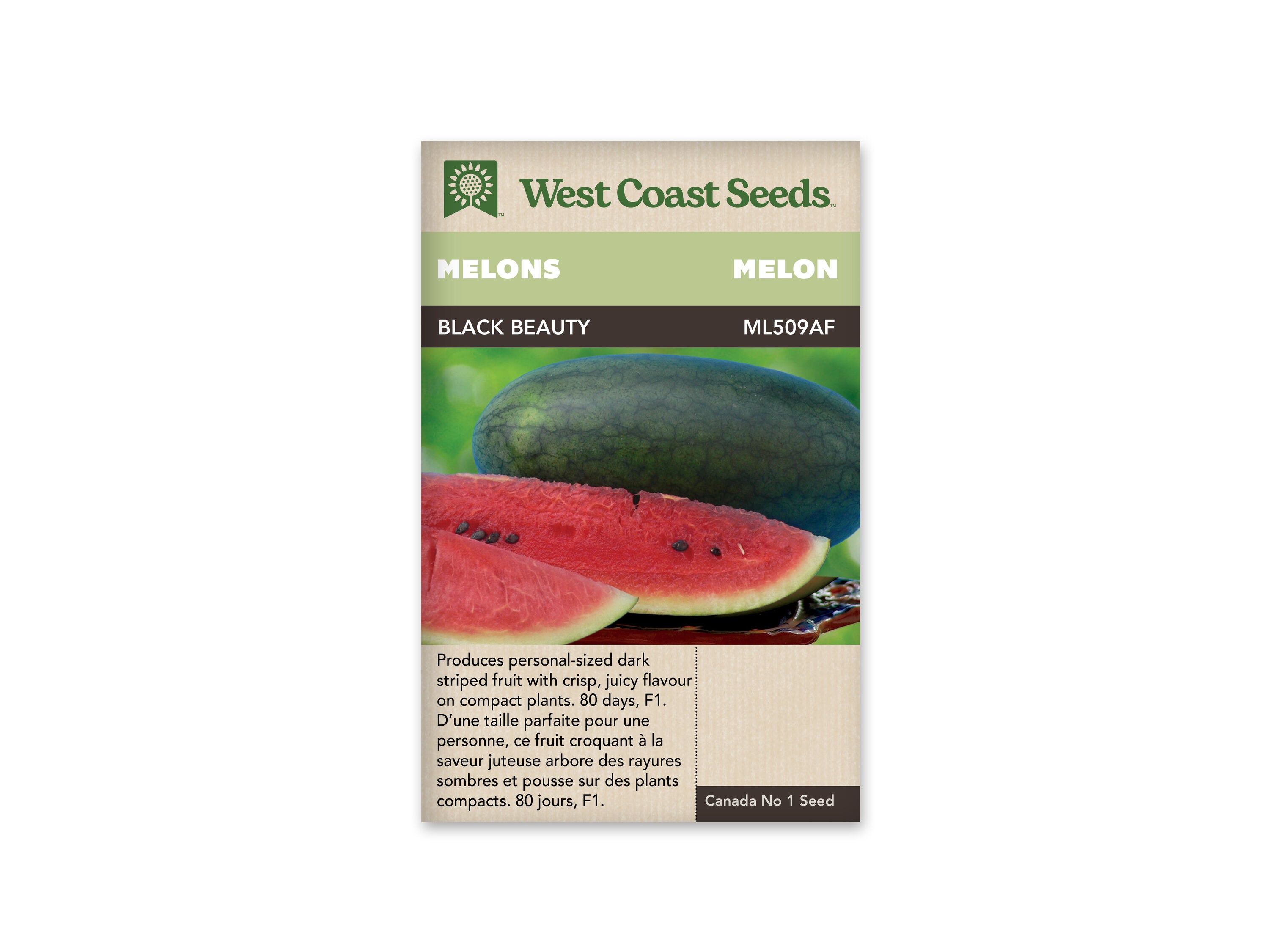 Product Image:Black Beauty Mini Watermelon F1 Seeds
