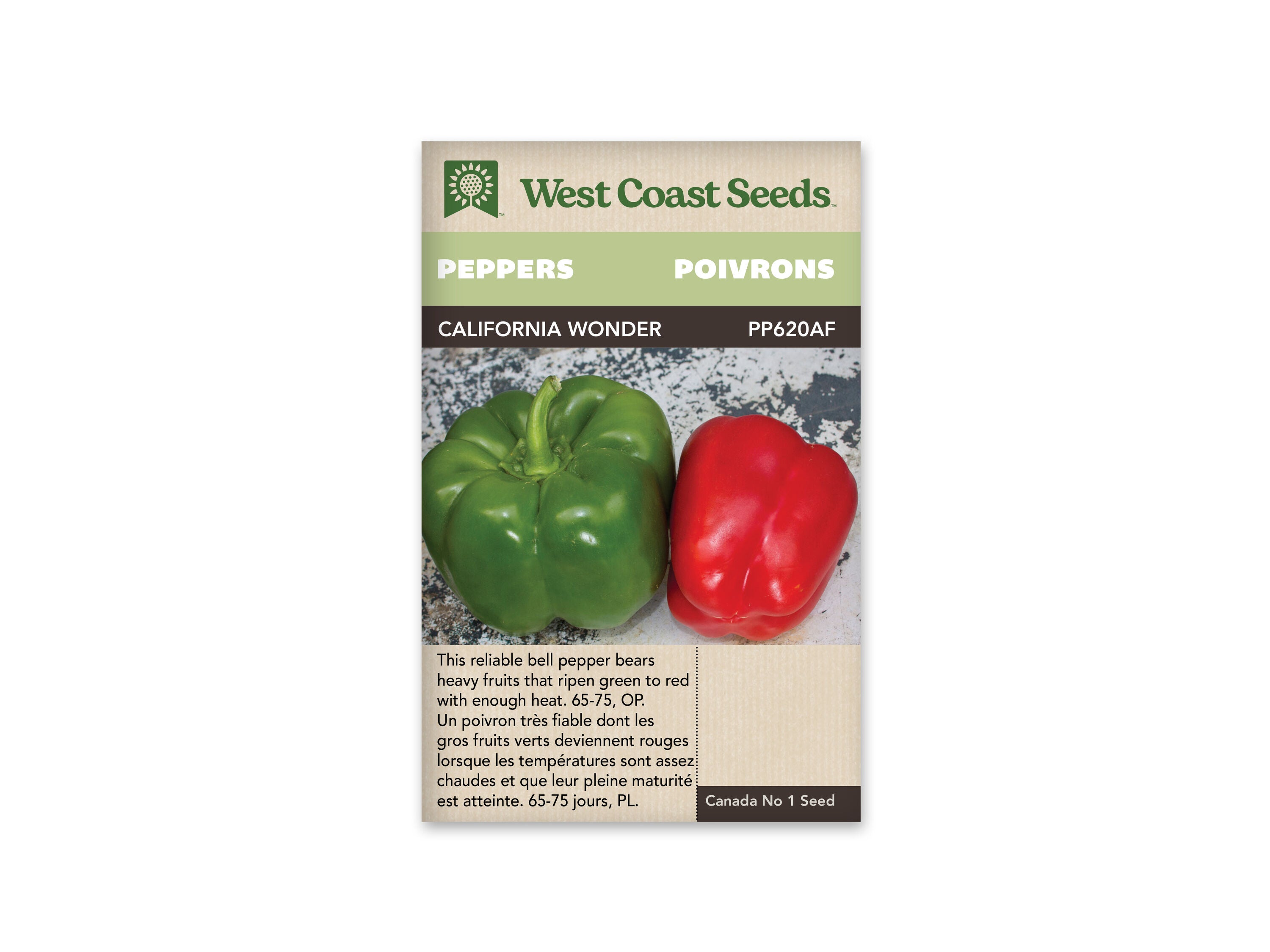 Product Image:California Wonder 300 Seeds