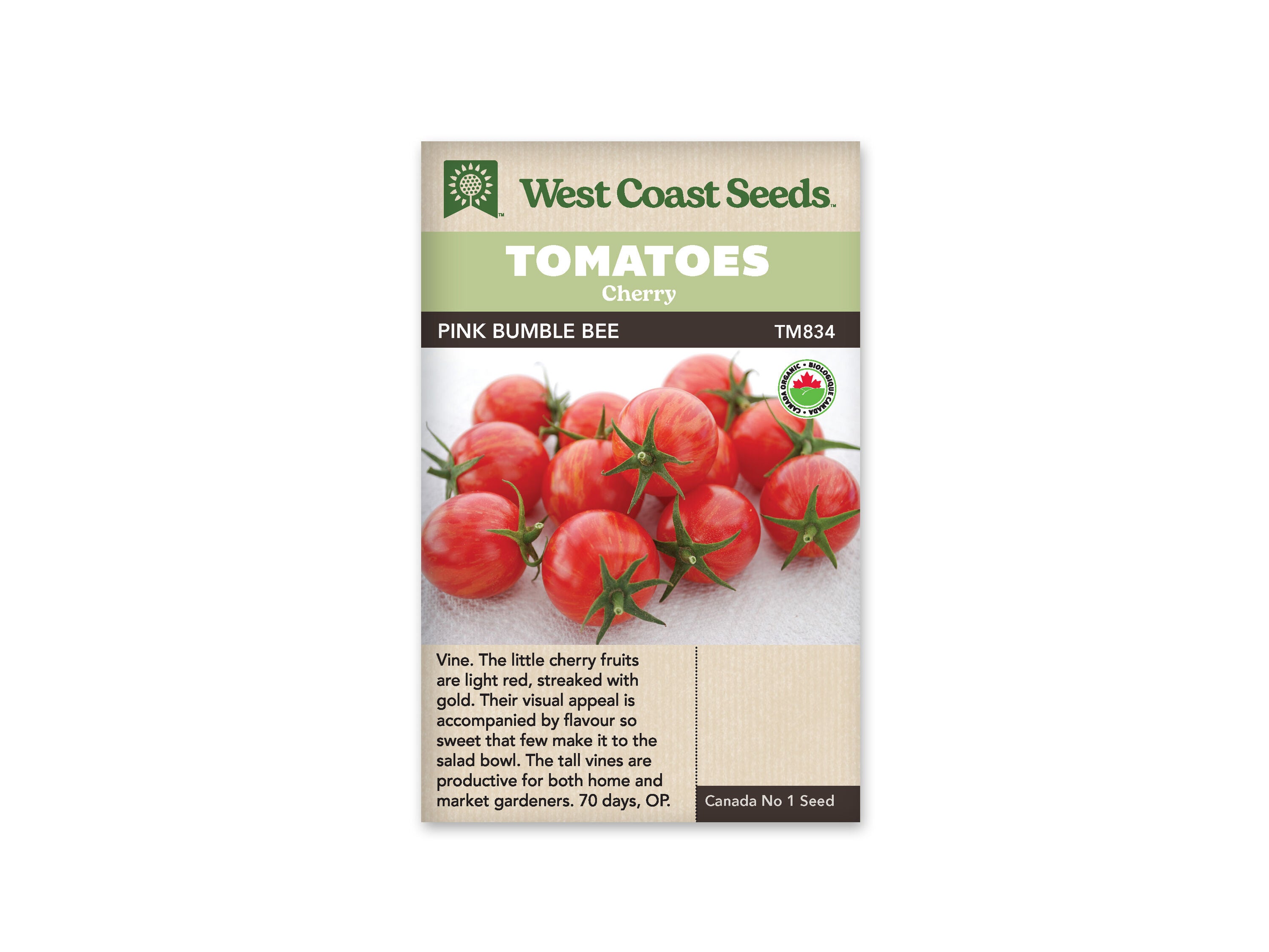 Product Image:Pink Bumble Bee Organic Tomato Seeds