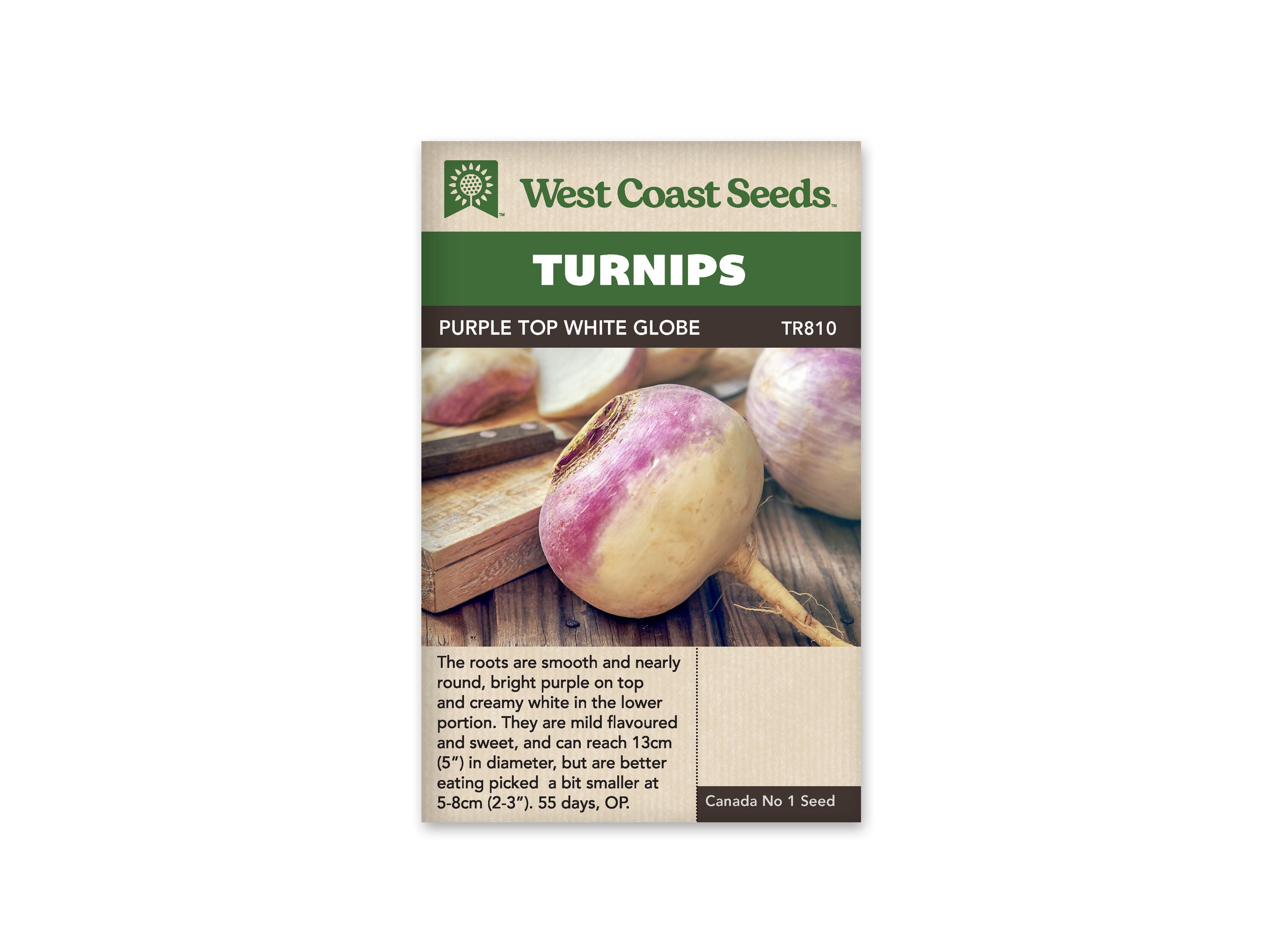 Product Image:Purple Top White Globe Turnip Seeds