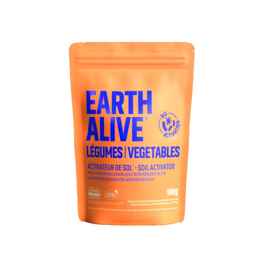 Earth Alive Activateur de sol pour Légumes (100 g)