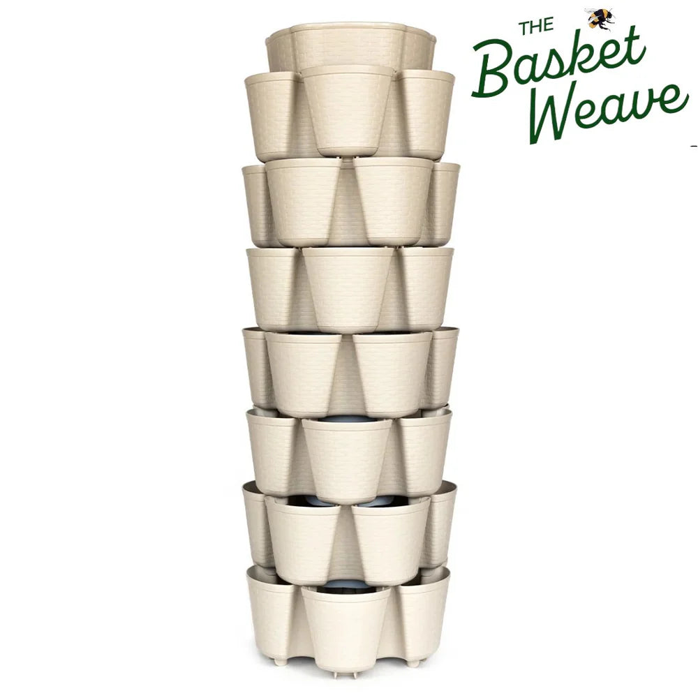 GreenStalk GreenStalk 7 Tier Leaf Vertical Planter - Basket Weave Texture