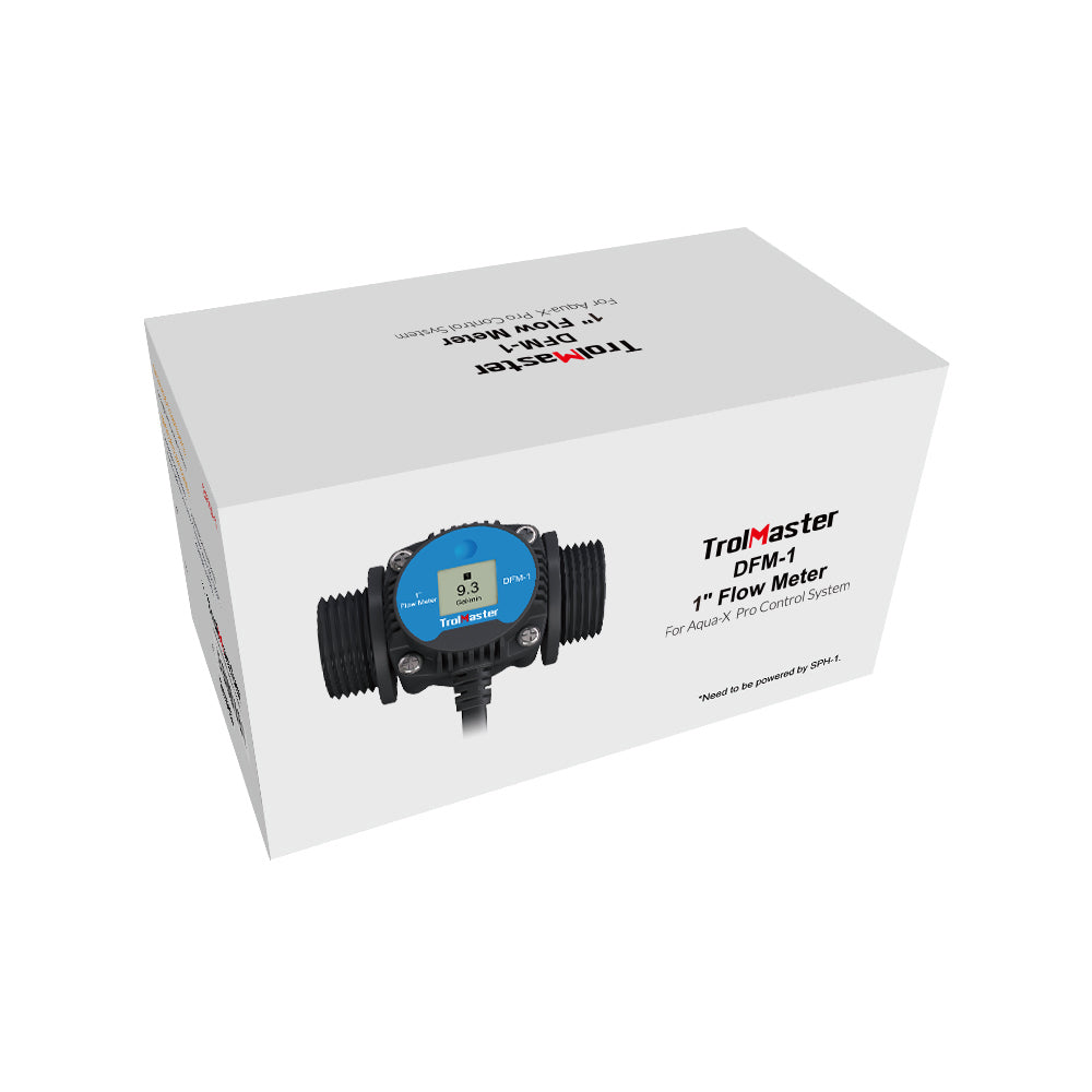 Product Secondary Image:TrolMaster Digital Flow Meter to the Controller for Aqua-X Pro only（DFM-1）