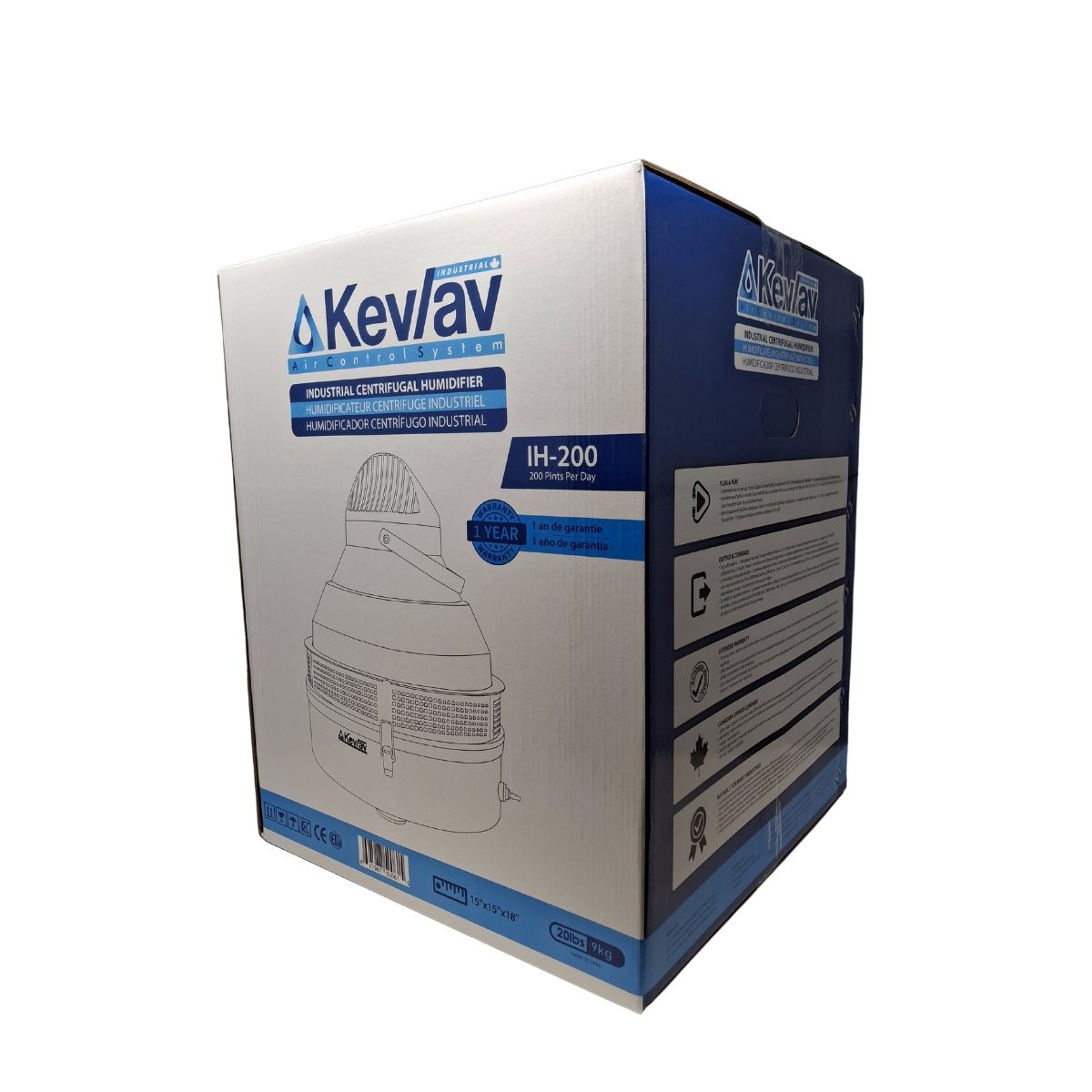 Kev/av Industrial Humidifier 200 Pint/Day