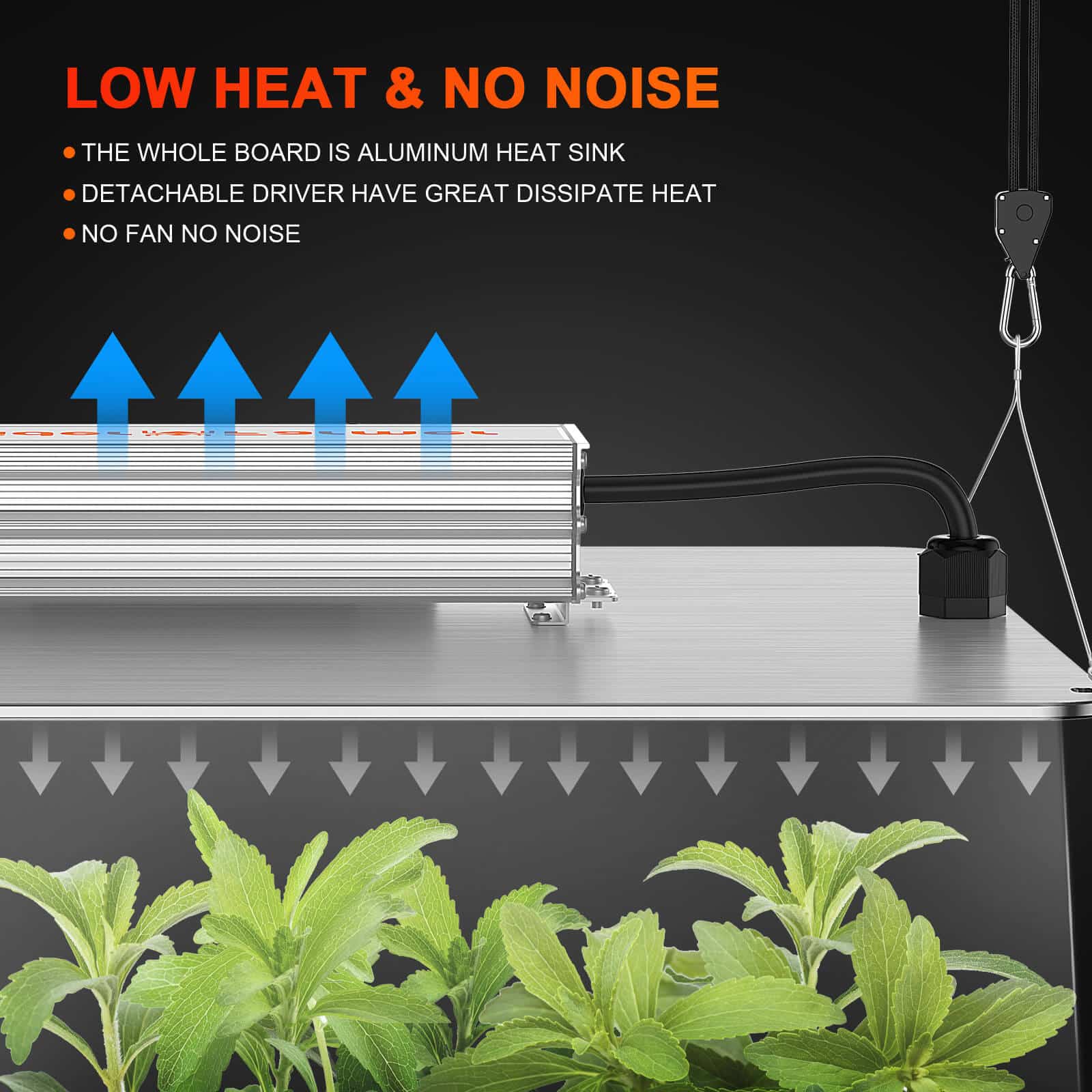 Spider Farmer SF4000 450W LED Grow Light With Dimmer Knob | Canada