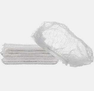 Workhorse® Disposable Bouffant Hairnet, 21", White, Polypropylene, 100/Pack