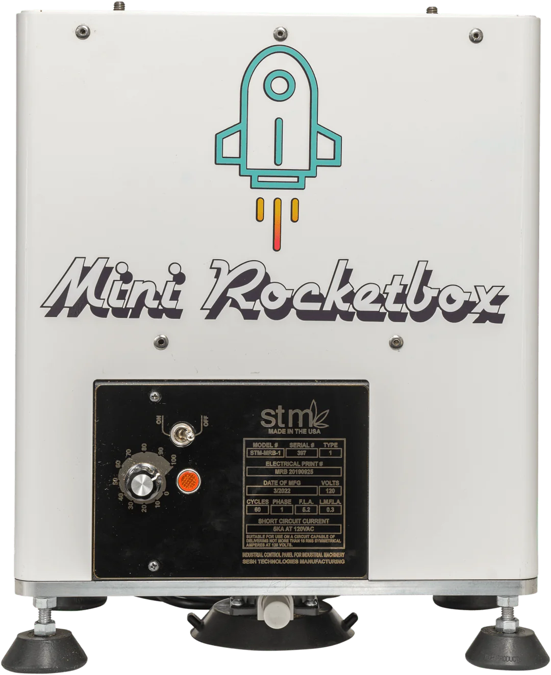 STM Mini-RocketBox Plus+ Pre-Roll Machine (84mm) / 143 Tray Configuration