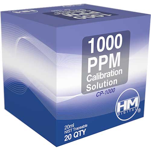 Product Image:HM DIGITAL TDS 1000 PPM CALIBRATION SOLUTION - 20 PACKETS OF 20ML