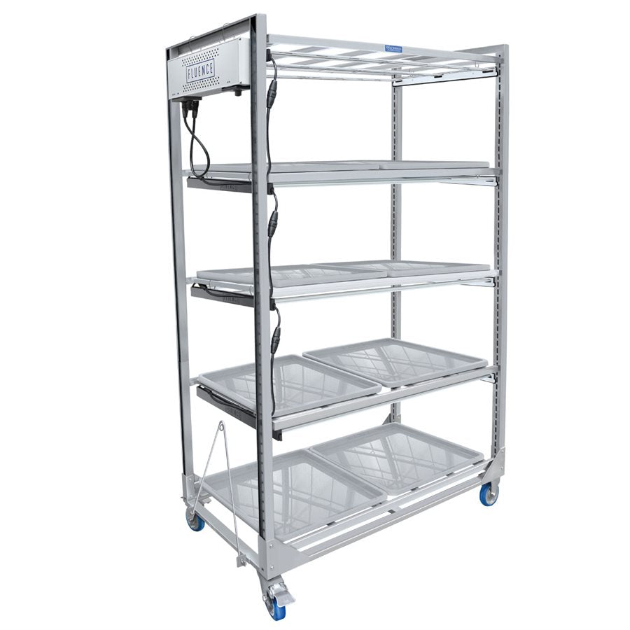 Product Image:Wachsen Cloning Cart 4 Level SS304 W - Fluence LED