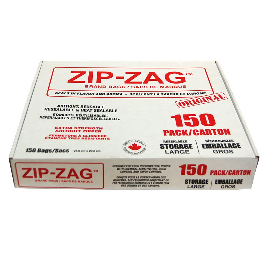 ZIP ZAG ORIGINAL LARGE BAGS 27.9 CM X 29.8 CM (150)
