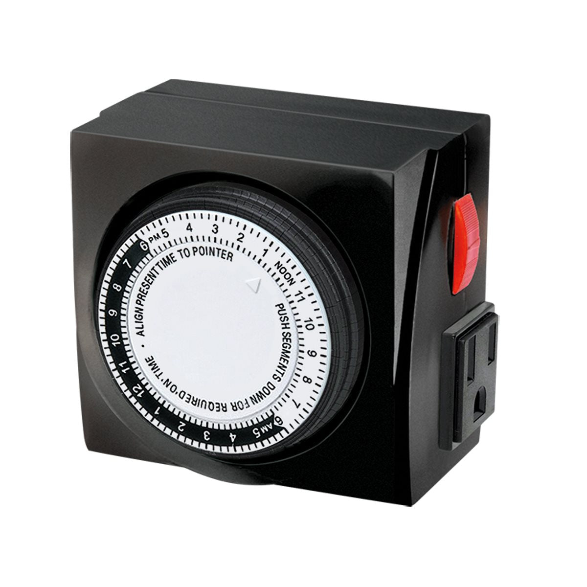 Product Image:TimeMaster Minuterie mécanique 120V 2 Prises Max 15A