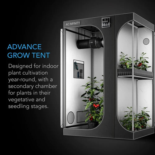 Product Secondary Image:AC Infinity CLOUDLAB 632D 2-IN-1 Advance Grow Tents 3'X2'X5'
