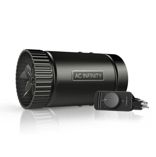 Product Image:Ventilateur de surpression en ligne AC Infinity RAXIAL S4 avec contrôle de vitesse 4 pouces (106 CFM)