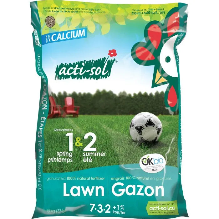 Acti-Sol Lawn Step 1 & 2 (7-3-2) 15kg