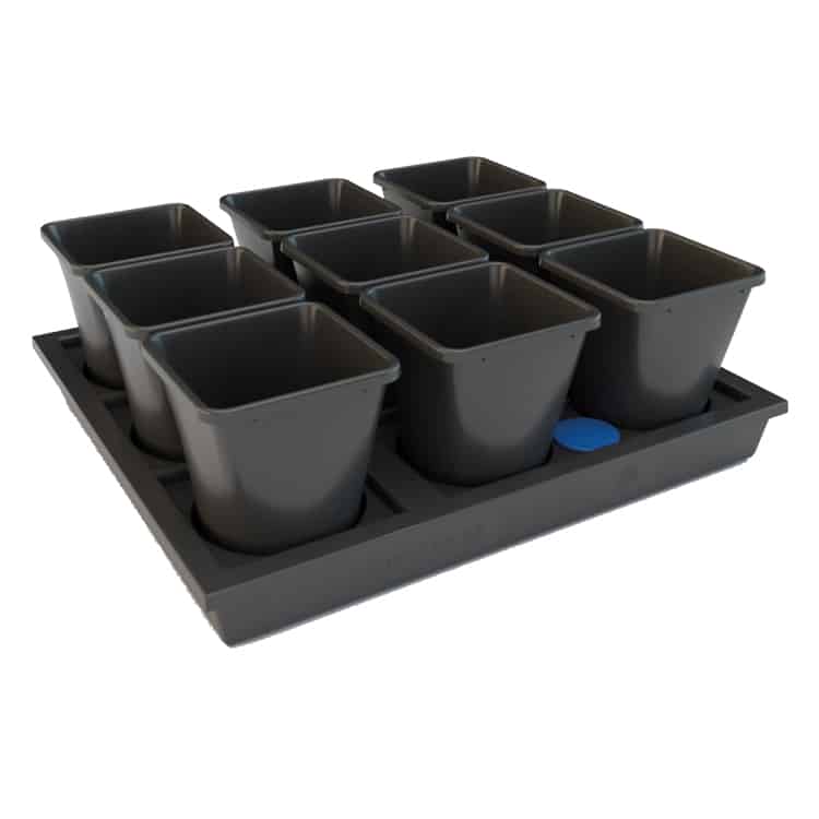 AutoPot Auto9 XL Tray System with 25 Liter Pots
