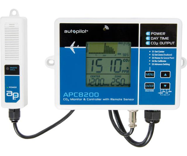 Autopilot CO2 Monitor And Controller w 15ft Remote Sensor
