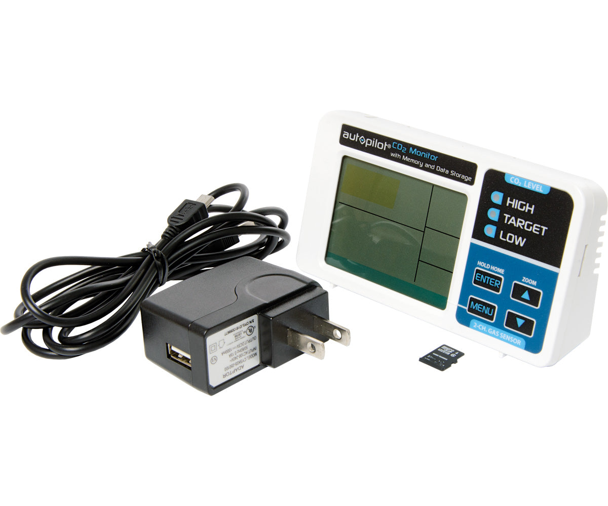 Product Secondary Image:Autopilot Desktop CO2 Monitor w Removable Data Card