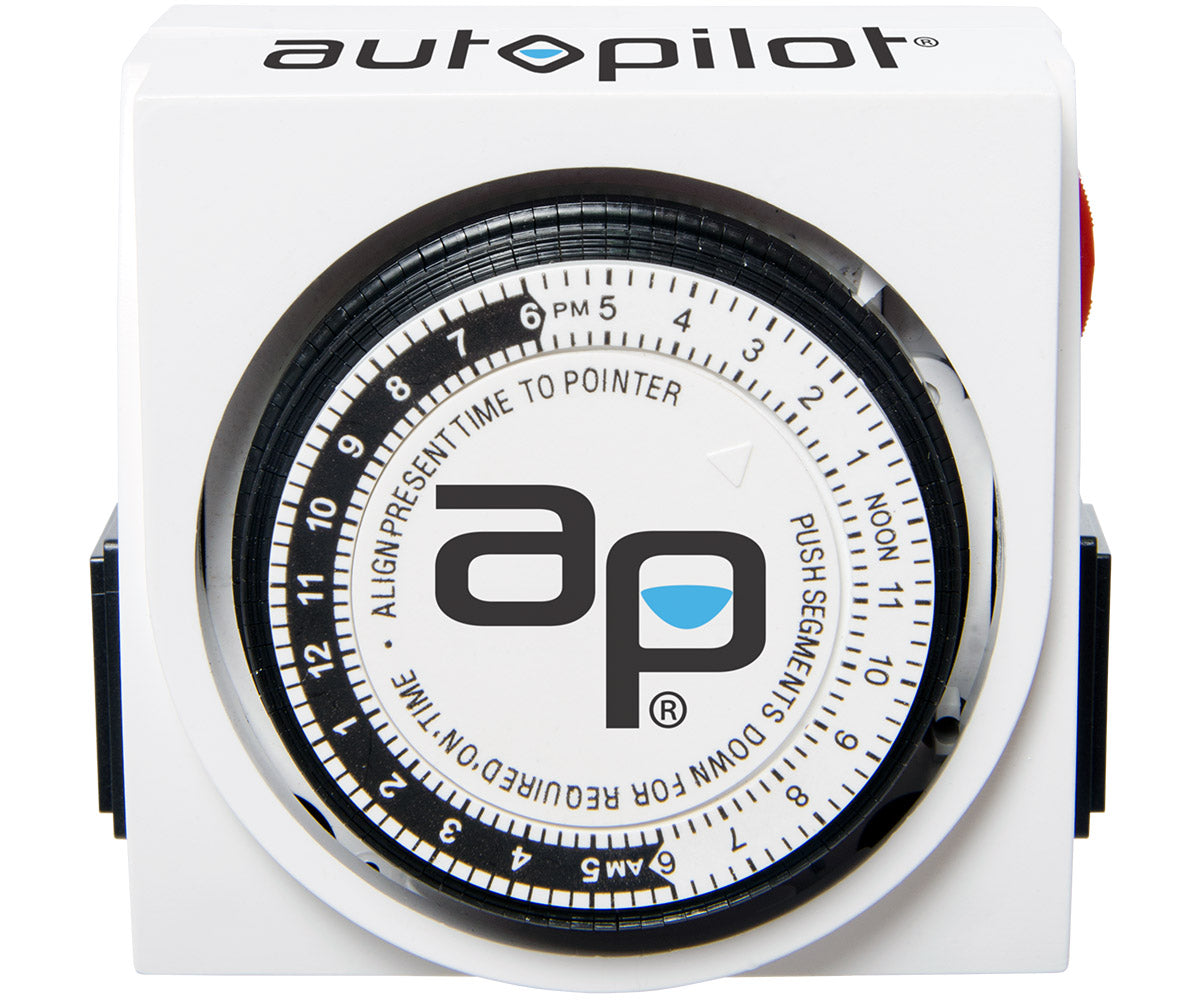 Product Secondary Image:Autopilot Dual Outlet Analog Timer 15 Amp 1725w