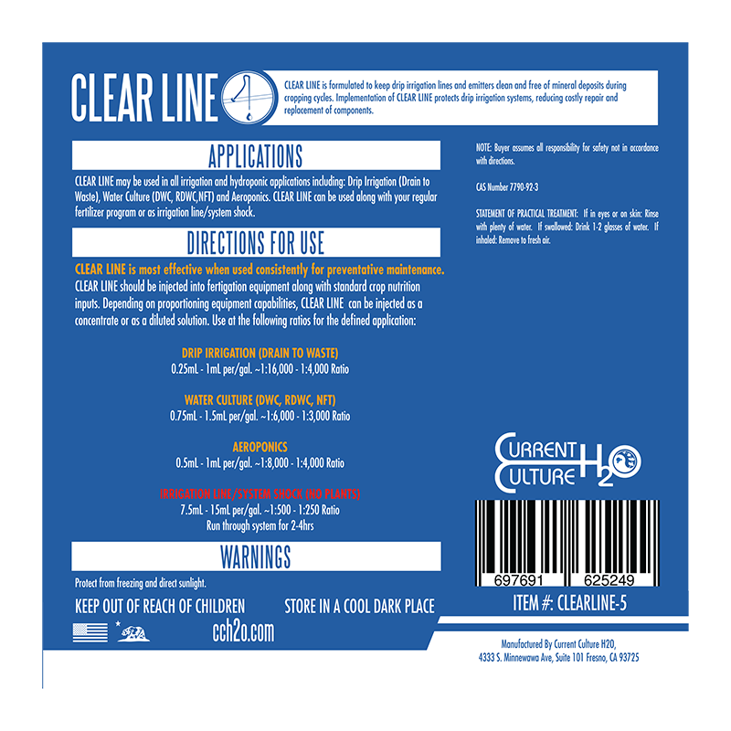 Cultured Solutions Clear Line Hypochlorous Acid