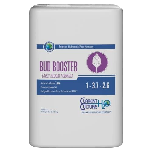 Product Secondary Image:Current Culture H2O Cultured Solutions Bud Booster Early Bloom Nutrients (1-3.7-2.6)