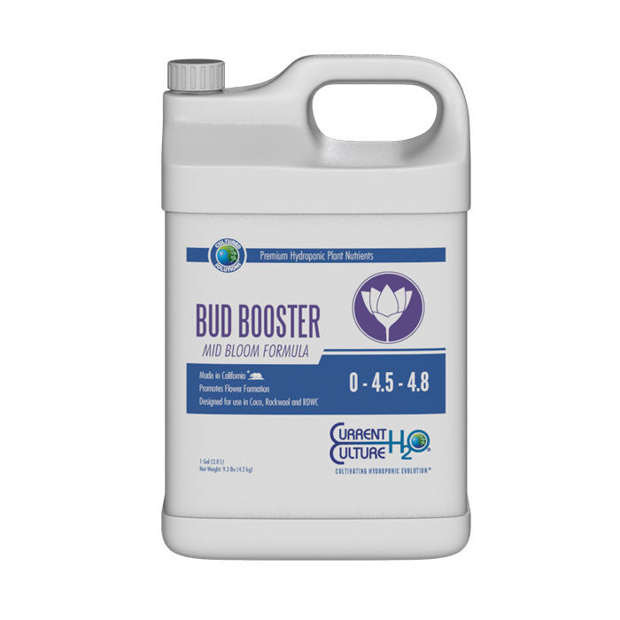 Product Secondary Image:Current Culture H2O Cultured Solutions Bud Booster Mid Nutrients (0-4.5-4.8)