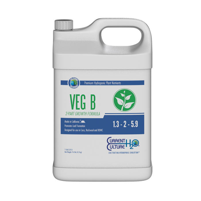 Product Secondary Image:Current Culture H2O Cultured Solutions Veg B Nutrients (1.3-2-5.9)
