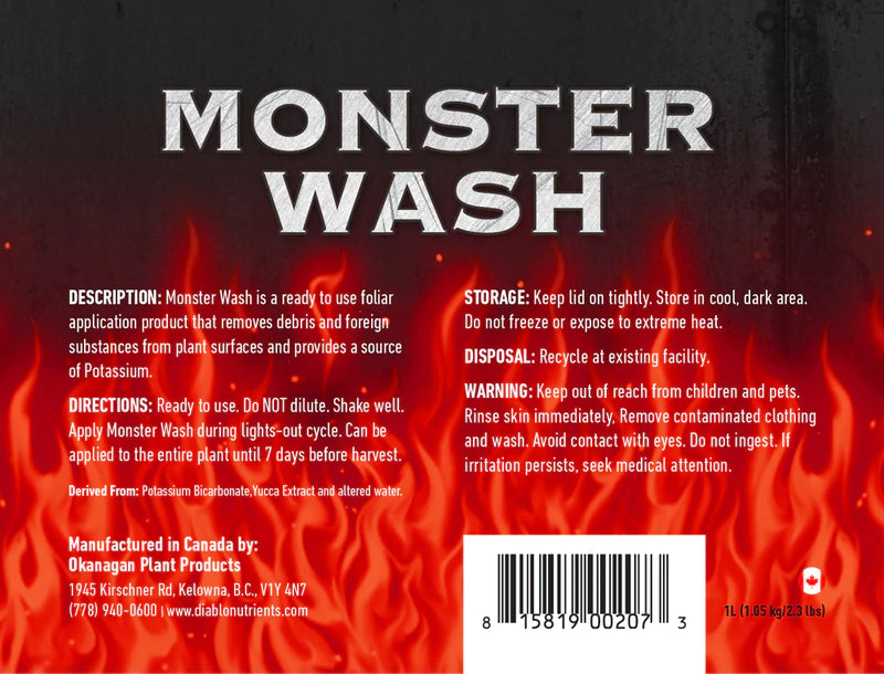 Diablo Monster Wash-canada-grow-supplies