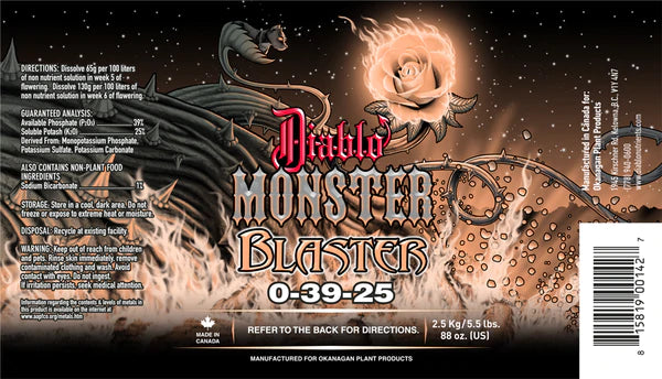 Diablo Nutrients DIABLO MONSTER BLASTER (0-39-25)
