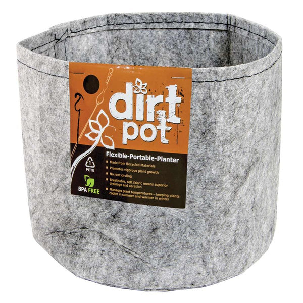 Product Image:Dirt Pot Flexible Portable Planter Grey no handles
