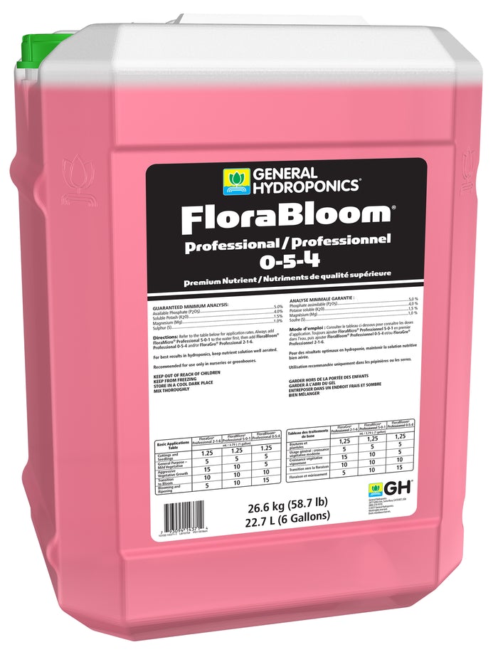 Product Image:General Hydroponics GH FloraBloom Professional (0-5-4)