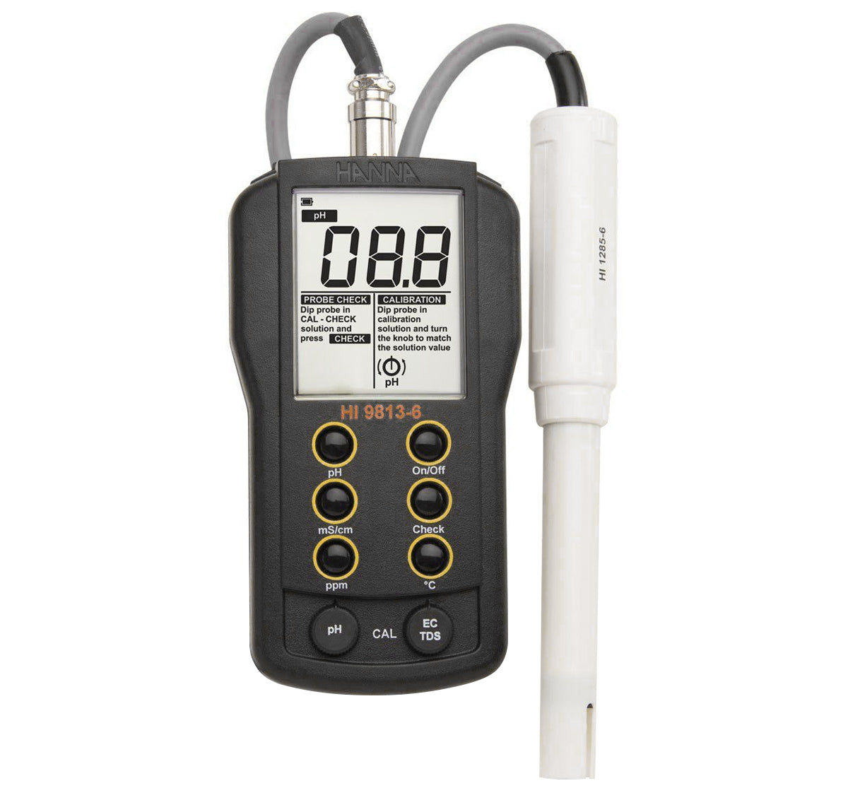 Product Image:Hanna Instruments HI 9813-6 PH EC/TDS Meter Tester