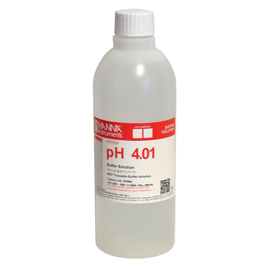 Product Image:Hanna Instruments 7004L BUFFER SOLUTION PH 4.01 500 ML