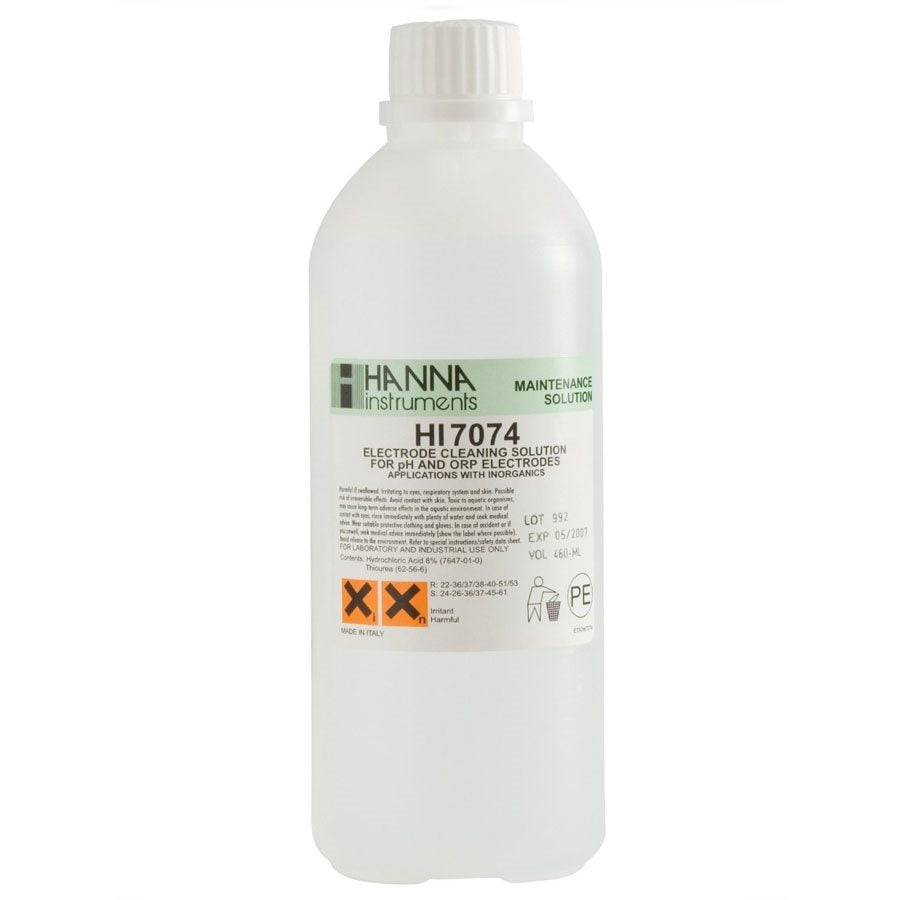 Product Image:Hanna Instruments HI 7074L 500ml Inorganic Cleaning Solution