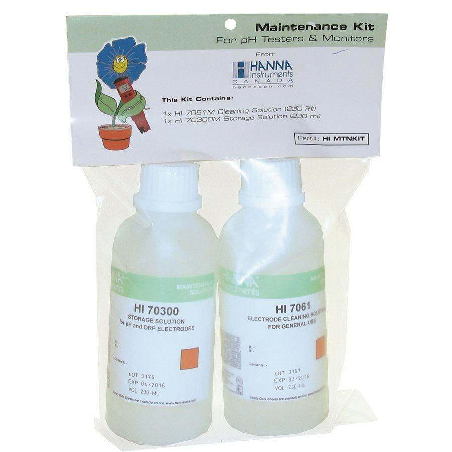 Product Image:Hanna Instruments MTNKIT Cleaning w/ Storage Solutions 230 ml