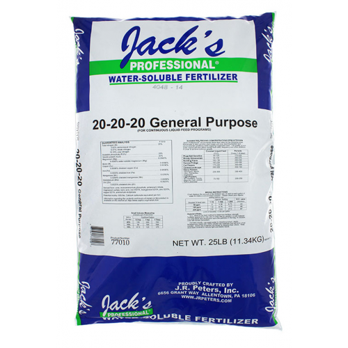 Product Image:Engrais universel Jack's Professional (20-20-20) 11.33kg