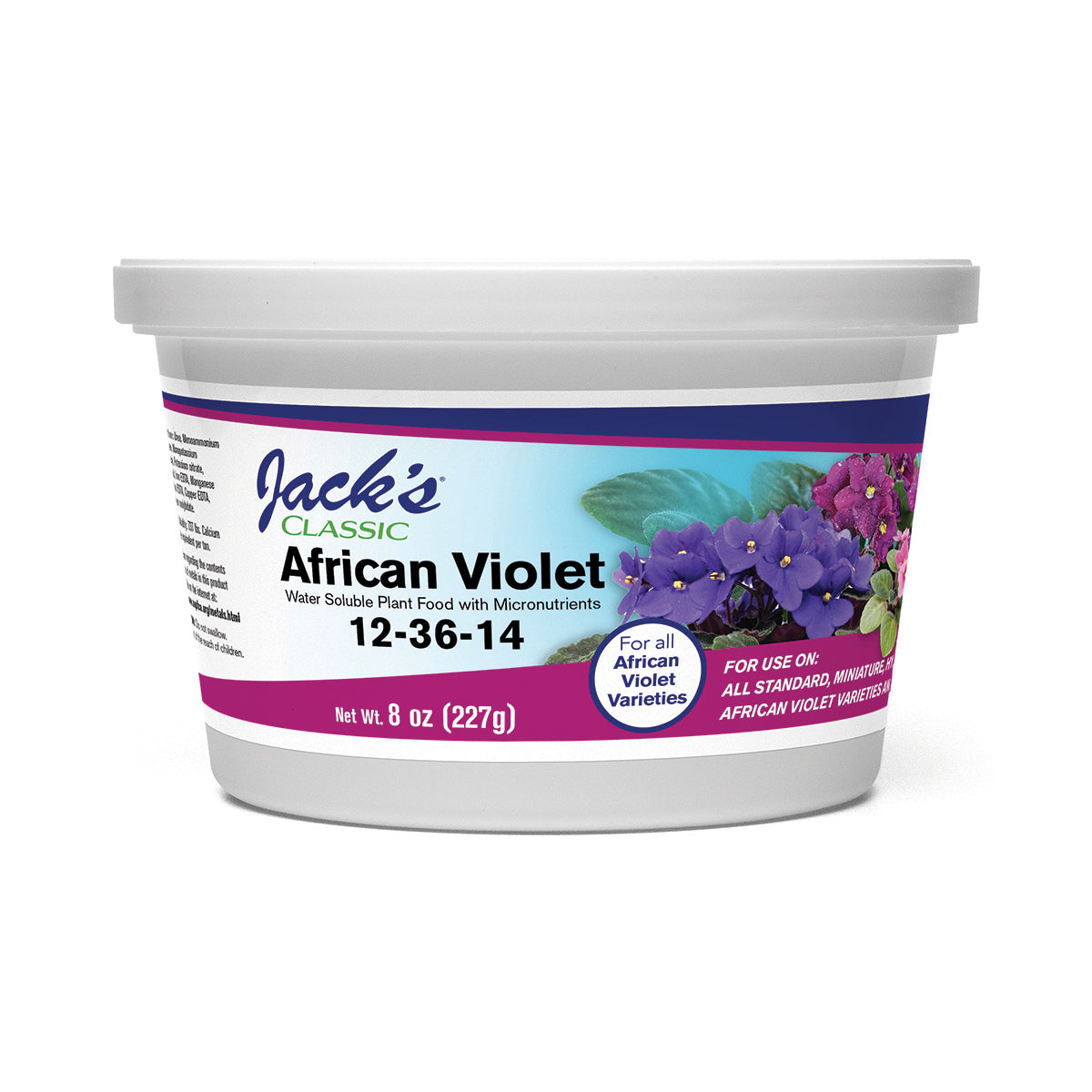 Jacks Classic African Violet 12-36-14 8 oz