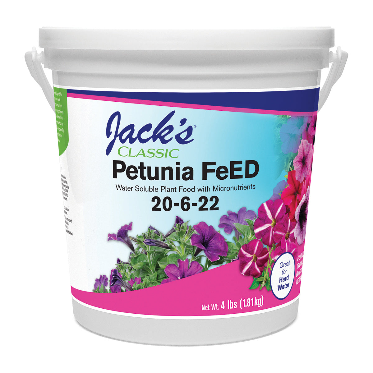 Jack's Classic Petunia FeEd 20-6-22 4 lb