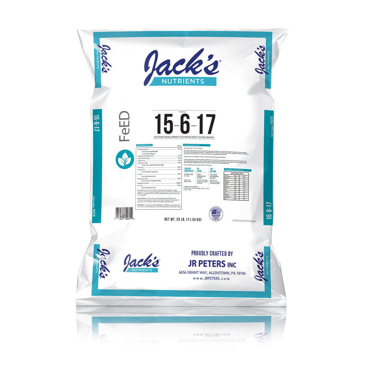 Jack's Nutrients 15-6-17 Clone 25 lb
