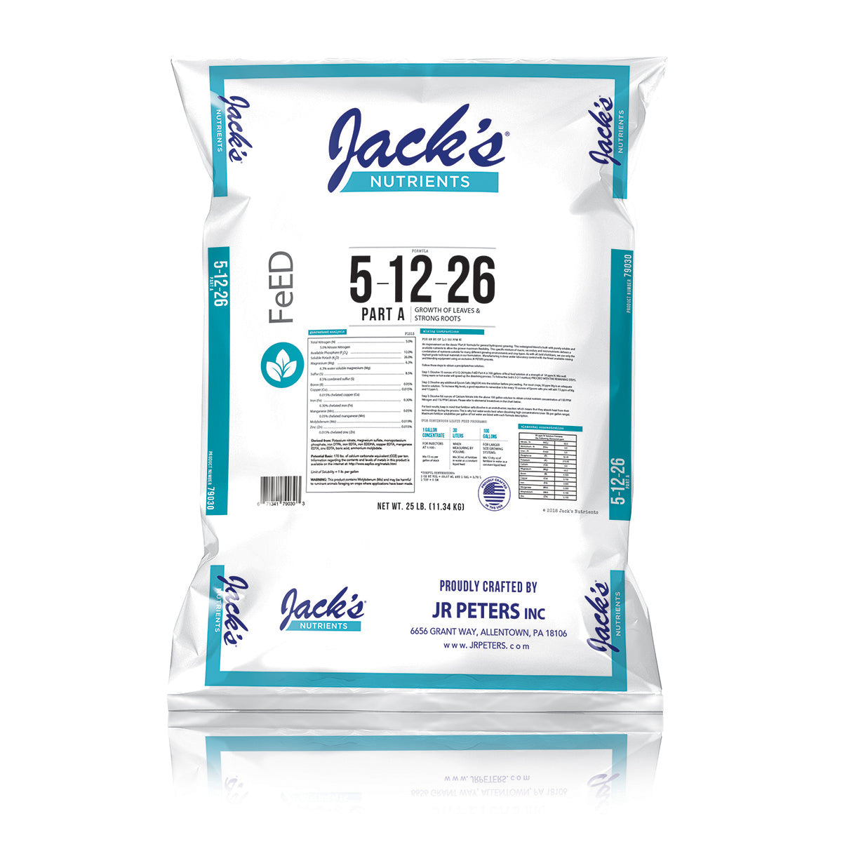 Jack's Nutrients 5-12-26 Part A 25 lb