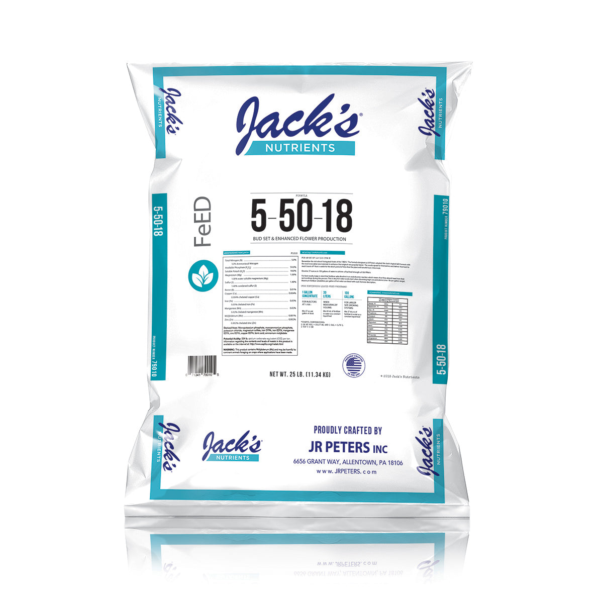 Jack's Nutrients 5-50-18 UltraViolet 25 lb