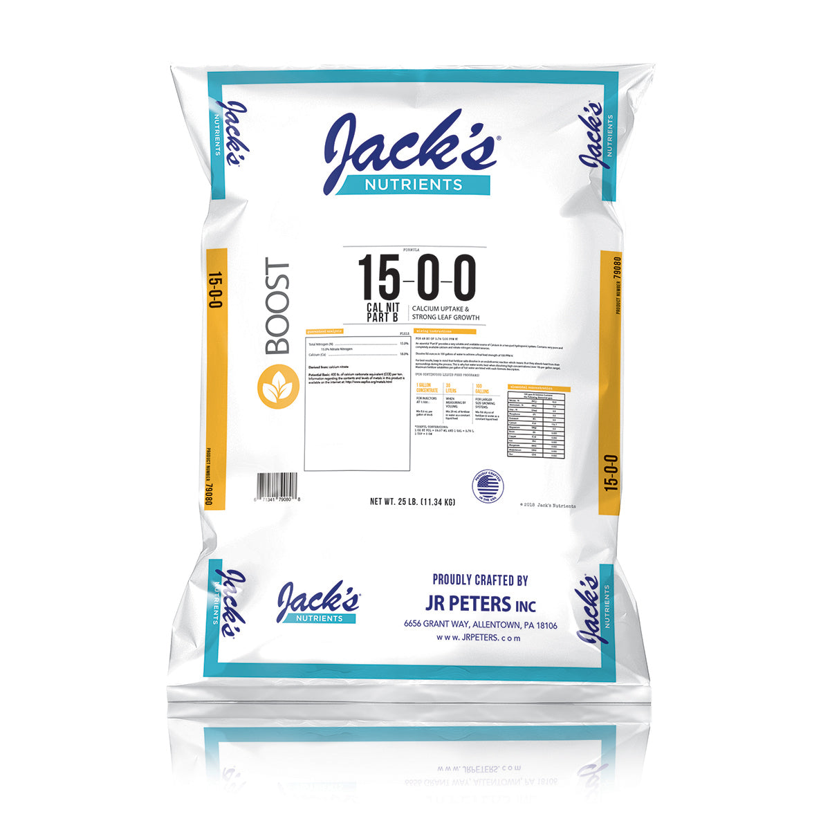 Jack's Nutrients Cal Nit Part B 25 lb