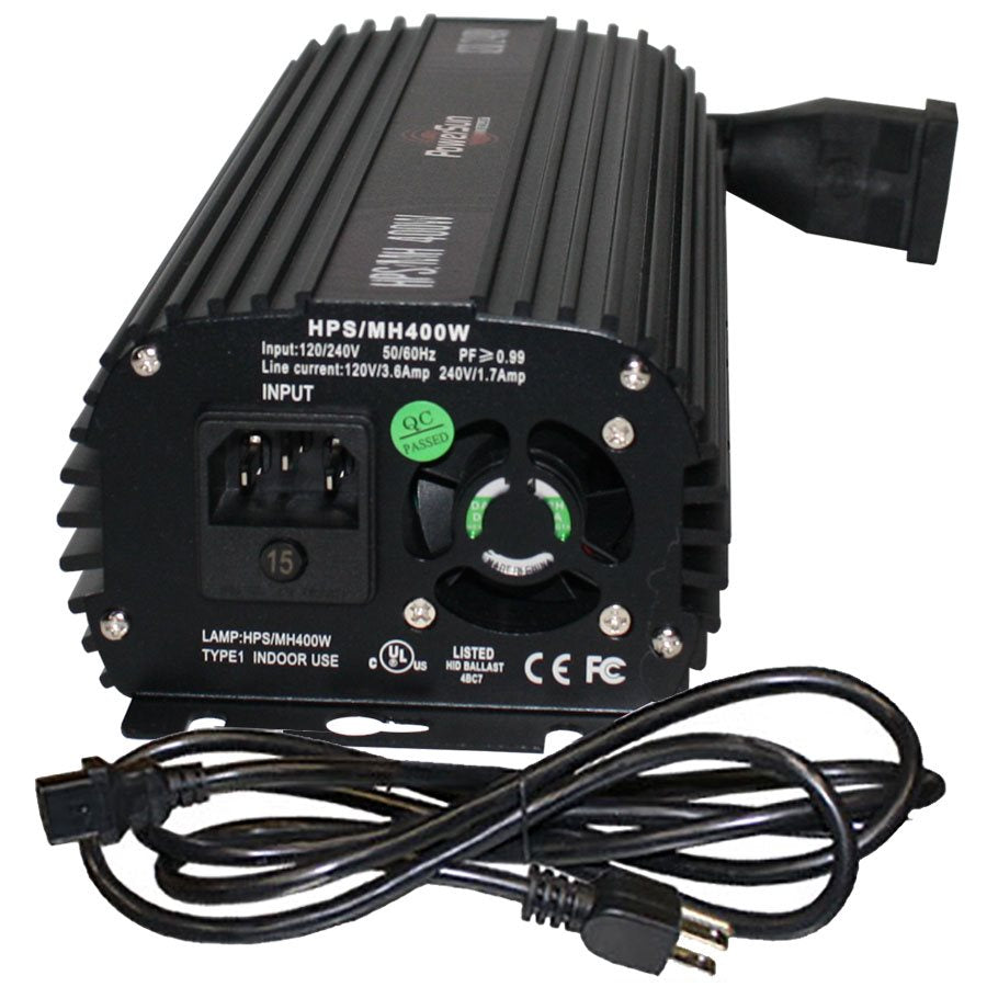 Product Image:PowerSun Electronic Ballast Fan-Cooled 400W HPS / MH 120 / 240V